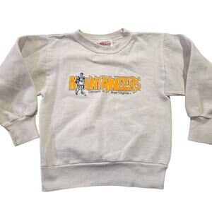 West Virginia University Mountaineers Sweatshirt Youth Small hanes activewear